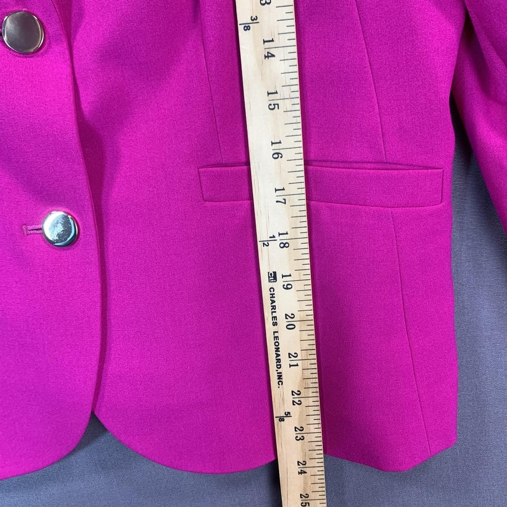Calvin Klein Blazers Womens 6 Pink & Blue Lined Notch Lapel Classic Lot Of 2 - Picture 6 of 16